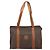 Céline CELINE Macadam Canvas Tote Bag PVC Leder Braun Gold Authentisch ep14781 Golden - Ansicht 13
