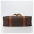 Céline CELINE Macadam Canvas Tote Bag PVC Leder Braun Gold Authentisch ep14781 Golden - Ansicht 5