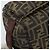 Clutch FENDI in tela Zucca Nero Marrone Auth bs35551 - vista 14