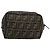 Clutch FENDI in tela Zucca Nero Marrone Auth bs35551 - vista 2