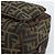 Clutch FENDI in tela Zucca Nero Marrone Auth bs35551 - vista 7