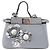 FENDI Schultertasche aus Leder 2way Hellblau Silber Auth bs35546 - Ansicht 13
