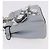 FENDI Schultertasche aus Leder 2way Hellblau Silber Auth bs35546 - Ansicht 4