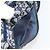 Christian Dior Trotter Canvas Saddle Pouch Navy Gold Auth 184973A Golden Marineblau - Ansicht 11