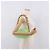 BOTTEGA VENETA Borsa a Spalla The Chain Pouch in Pelle Verde Oro Auth 185412SAM D'oro - vista 19