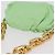 BOTTEGA VENETA Borsa a Spalla The Chain Pouch in Pelle Verde Oro Auth 185412SAM D'oro - vista 6