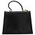 Bolso Salvatore Ferragamo Gancini de Cuero 2way Negro Oro Auth BA13314 Dorado - vista 2