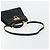 Bolso Salvatore Ferragamo Gancini de Cuero 2way Negro Oro Auth BA13314 Dorado - vista 8