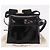Borsa a tracolla Salvatore Ferragamo Vala in pelle vernice 2way Nero Oro Auth 185471 - vista 12