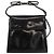 Borsa a tracolla Salvatore Ferragamo Vala in pelle vernice 2way Nero Oro Auth 185471 - vista 13