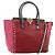 Borsa Tote VALENTINO Studs in pelle 2way Rosso Oro Auth BA13391A D'oro