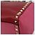 Borsa Tote VALENTINO Studs in pelle 2way Rosso Oro Auth BA13391A D'oro - vista 15