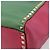 Borsa Tote VALENTINO Studs in pelle 2way Rosso Oro Auth BA13391A D'oro - vista 17