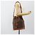 Céline Borsa a Spalla CELINE Macadam Canvas PVC Pelle Marrone Oro Auth 185071 D'oro - vista 23