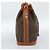 Céline Borsa a Spalla CELINE Macadam Canvas PVC Pelle Marrone Oro Auth 185071 D'oro - vista 3