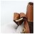 Céline Borsa a Spalla CELINE Macadam Canvas PVC Pelle Marrone Oro Auth 185071 D'oro - vista 9