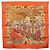 Hermès Foulard HERMES Carre 90 ""MAHARAJAS"" Seta Arancione Autentico am11861M