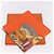 Hermès Foulard HERMES Carre 90 ""MAHARAJAS"" Seta Arancione Autentico am11861M - vista 12