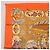 Hermès Foulard HERMES Carre 90 ""MAHARAJAS"" Seta Arancione Autentico am11861M - vista 2