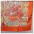 Hermès Foulard HERMES Carre 90 ""MAHARAJAS"" Seta Arancione Autentico am11861M - vista 24