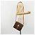 Céline Borsa a Spalla CELINE Macadam Canvas PVC Pelle Marrone Oro Auth 184552A D'oro - vista 23