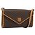 Céline Borsa a Spalla CELINE in Tela Macadam PVC Pelle Marrone Oro Auth bs35555 D'oro