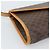 Céline Borsa a Spalla CELINE in Tela Macadam PVC Pelle Marrone Oro Auth bs35555 D'oro - vista 15