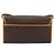 Céline Borsa a Spalla CELINE in Tela Macadam PVC Pelle Marrone Oro Auth bs35555 D'oro - vista 2