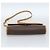 Céline Borsa a Spalla CELINE in Tela Macadam PVC Pelle Marrone Oro Auth bs35555 D'oro - vista 5