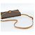 Céline Borsa a Spalla CELINE in Tela Macadam PVC Pelle Marrone Oro Auth bs35555 D'oro - vista 7