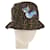 FENDI x FRGMT x POKMON ZUCCA Canvas Bucket Hat Mini-Dragon Brown Auth 167411SM Black  - view 1