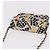 CHANEL Borsa a tracolla Chain Shoulder Pouch Mini Matelasse 12 Satin Beige Gold CC Auth 185440M D'oro - vista 6