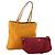 Borsa a Spalla PRADA Nylon 2 Set Orange Red Auth ti3988 Rosso Arancione