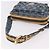 LOUIS VUITTON Monogram Denim Marsupio Body Bag Blue M95347 LV Auth 184945SAV - vista 7