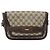 Borsa a tracolla GUCCI GG Supreme PVC Beige Oro Auth ep14725 D'oro - vista 13