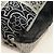 Borsa Tote Patchwork CHANEL in gomma Nero Argento CC Auth 183715SAV - vista 18