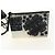 Borsa Tote Patchwork CHANEL in gomma Nero Argento CC Auth 183715SAV - vista 20