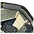Borsa Tote Patchwork CHANEL in gomma Nero Argento CC Auth 183715SAV - vista 25