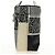 Borsa Tote Patchwork CHANEL in gomma Nero Argento CC Auth 183715SAV - vista 3