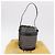 Borsa a Spalla FENDI Zucchino Canvas Navy Silver Auth 185672A Argento Blu navy - vista 12