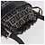 Borsa a Spalla FENDI Zucchino Canvas Navy Silver Auth 185672A Argento Blu navy - vista 6