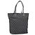 Borsa Tote GUCCI GG Canvas Grigio Argento 31243 Auth ep14697 Marrone
