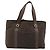 Bulgari Borsa Tote BVLGARI Logo Mania Canvas Marrone Argento Auth 184540 - vista 13