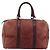 Borsa Boston Christian Dior Trotter Canvas Scamosciato Rosso Oro Autentica 185105 - vista 13