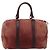 Borsa Boston Christian Dior Trotter Canvas Scamosciato Rosso Oro Autentica 185105 - vista 2