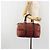 Borsa Boston Christian Dior Trotter Canvas Scamosciato Rosso Oro Autentica 185105 - vista 21