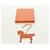 Hermès HERMES Petit H Pferd Anhänger Leder Orange Authentisch 184264M  - Ansicht 12