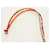 Hermès HERMES Petit H Pferd Anhänger Leder Orange Authentisch 184264M  - Ansicht 6