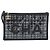 Clutch CHANEL in vinile nero e oro CC Auth bs35542V D'oro - vista 13