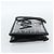 Clutch CHANEL in vinile nero e oro CC Auth bs35542V D'oro - vista 4